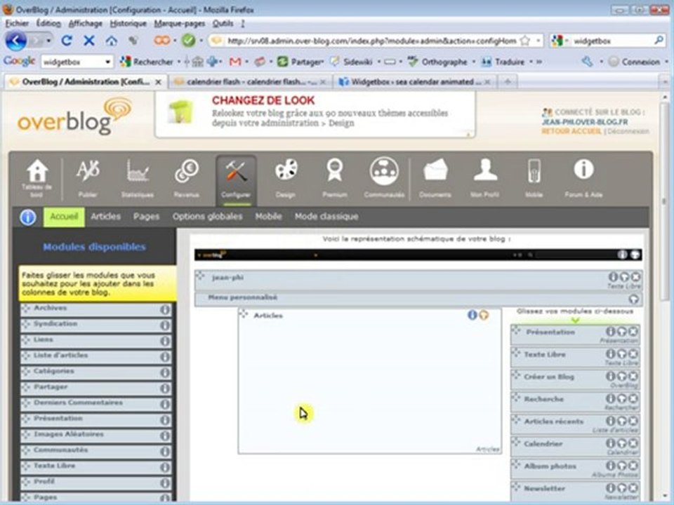 widget widgetbox pour overblog