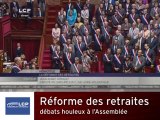 Clash & Insultes sur les retraites à l'assemblée nationale