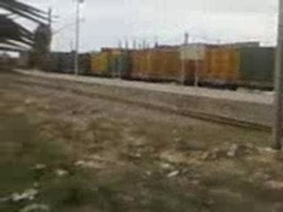 train sncft (marchandise)  a la gare de bekalta