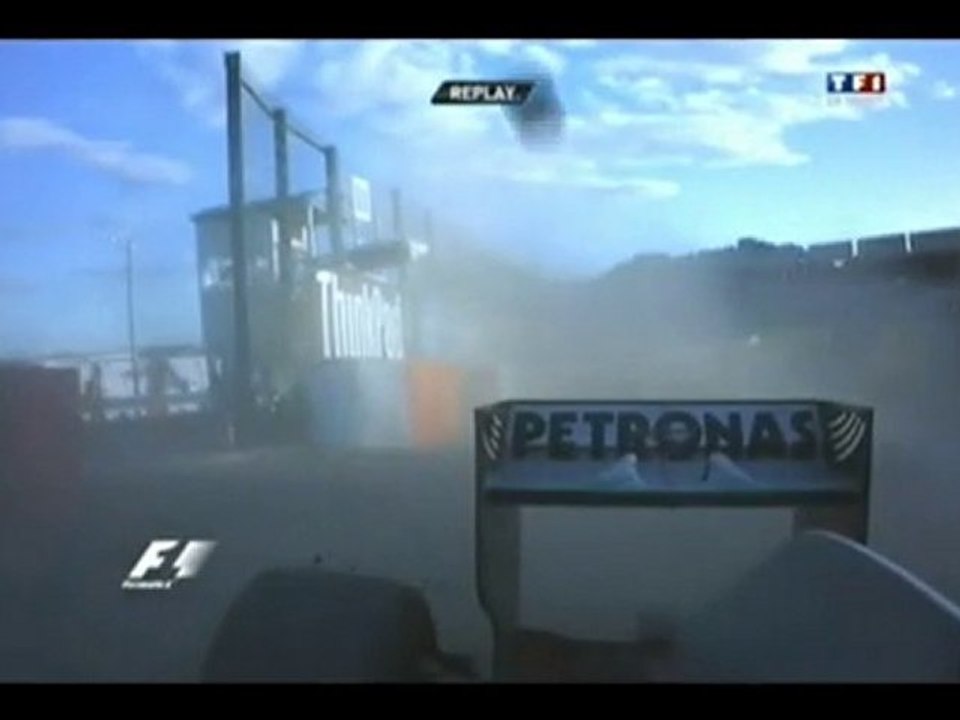 F1 - Suzuka - Rosberg crash