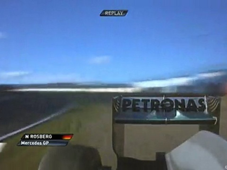 F1 2010 Suzuka (Japon) / Course : Rosberg Crash
