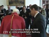 Benedict XVI l-a primit pe preşedintele francez Sarkozy