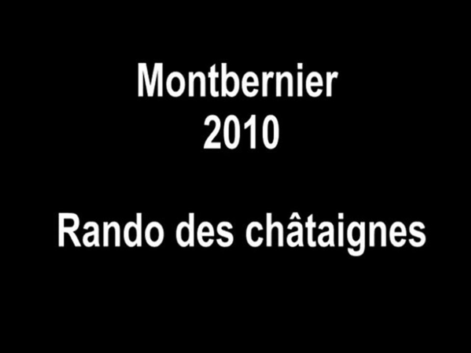 Montbernier, randonnée des châtaignes