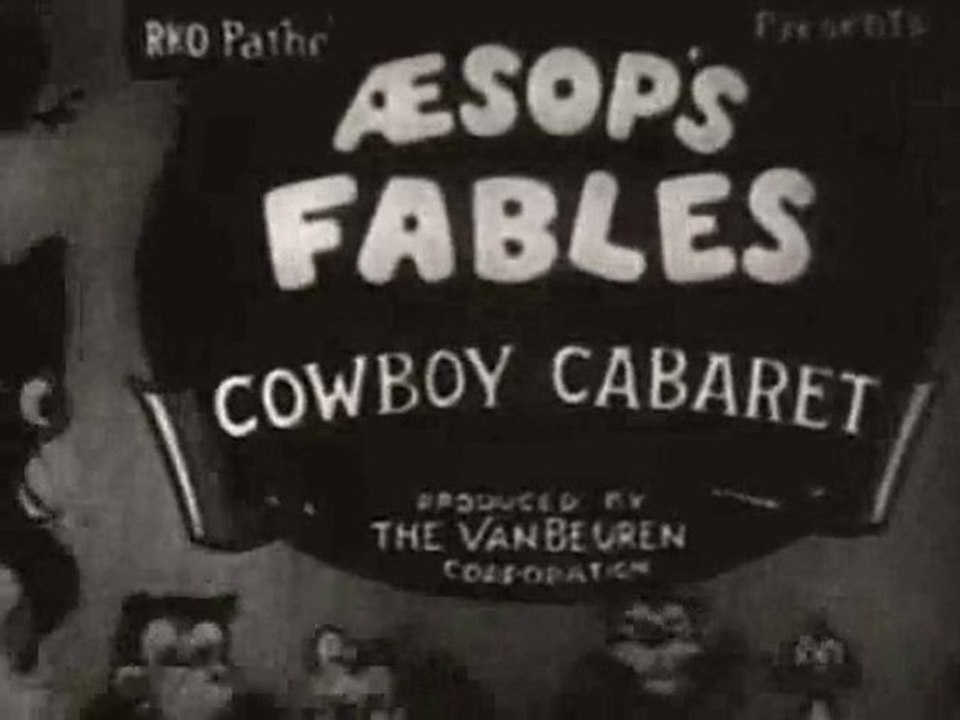 Free Cartoon: Aesop's Fable - Cowboy Cabaret