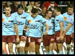 rugby bagarre bourgoin-agen