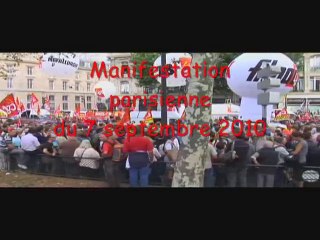 Manifestation parisienne du 7 septembre 2010