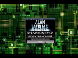 How to get Alan Wake The Writer DLC Code Generator