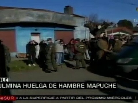 Concluye huelga de hambre de mapuches en Chile