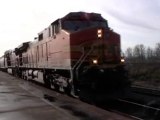 BNSF #4838 W/ Grain Train