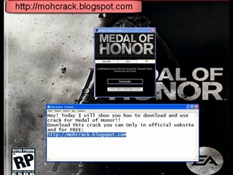 Crack For Medal of Honor Free Download For Xbox 360, PS3, PC
