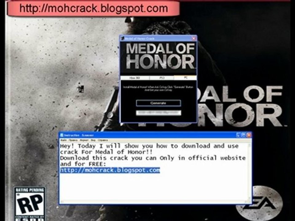 Free Medal of Honor Codes for Xbox 360,PS3, PC