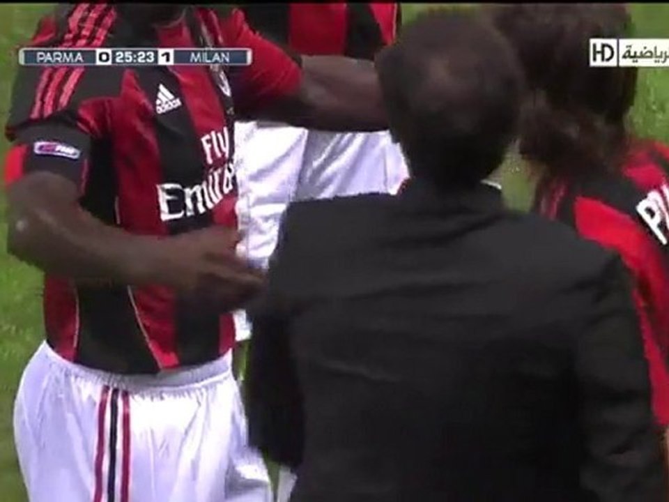 Andrea Pirlo But en lucarne Parme Milan AC