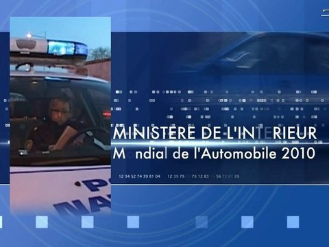 Clip Salon automobile 2010 - Ministère de l'intérieur