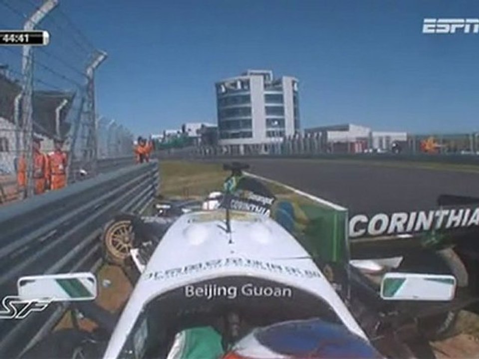 Race 1 Start Crash Onboard Superleague Formula SF 2010 Rd10