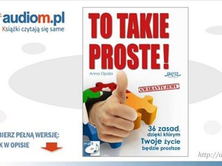 To takie proste - Anna Opala - audiobook