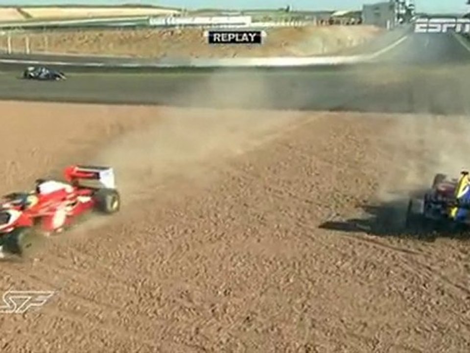 Race3 Start Crash Superleague Formula SF 2010 Rd10 China