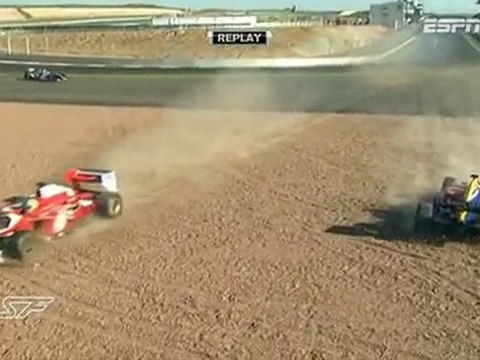 Race3 Start Crash Superleague Formula SF 2010 Rd10 China