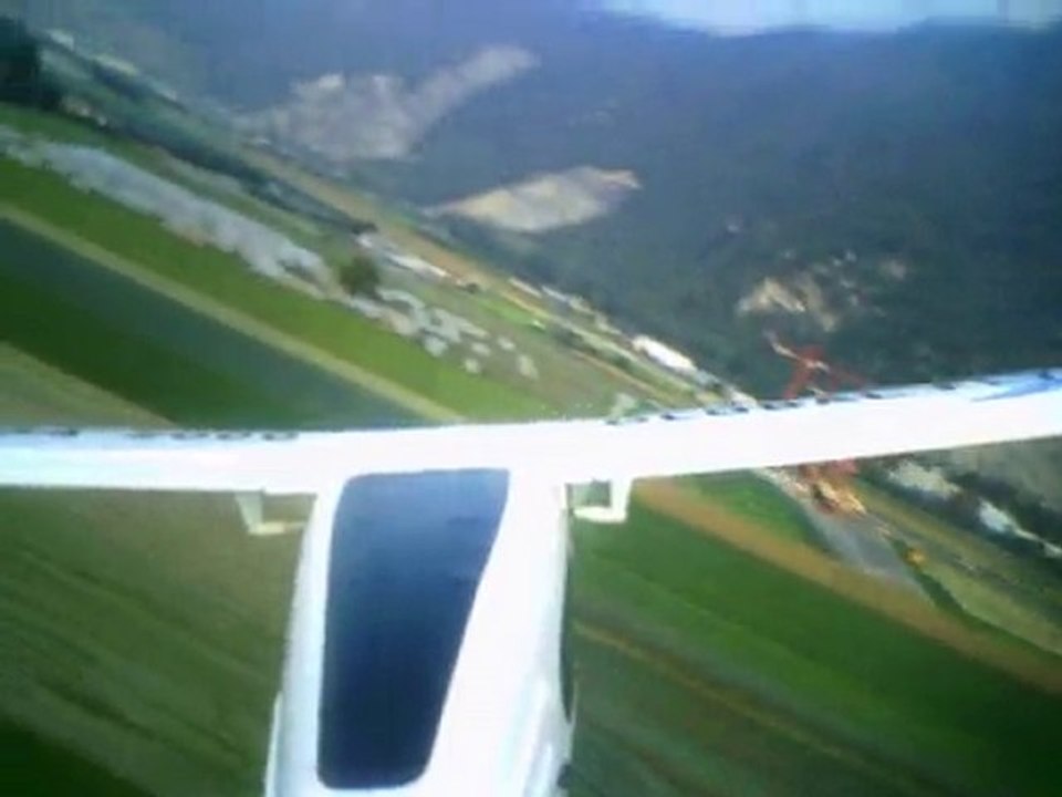 SAPAC Wilga 2000, vol en fin de journée