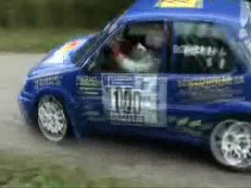 Pascal excoffier au rallye des bauges 2010