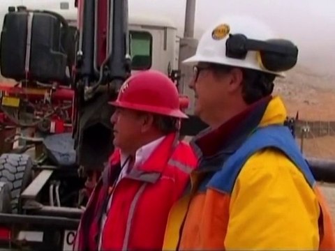 Chili: le puits de secours des mineurs prêt pour le sauvetage