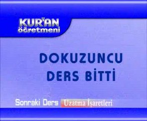 Kur_an Öğretmeni - 9. Ders-Uzatma Harfleri