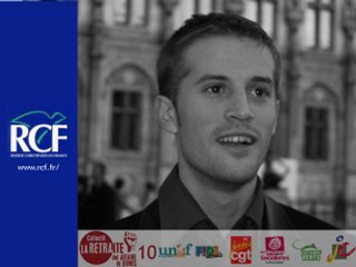 Simon Vienne pour RCF sur le collectif jeunes retraites