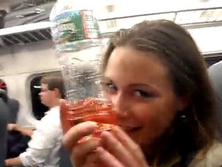 videoblogg på tåget