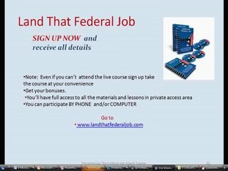 PT 8- The 5 Critical Keys to Landing a Federal Job