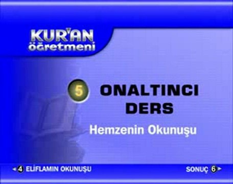Kur_an Öğretmeni-16. Ders/ Hemze'nin Okunuşu