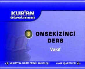 Kur_an Öğretmeni-18. Ders/ Vakıf - A