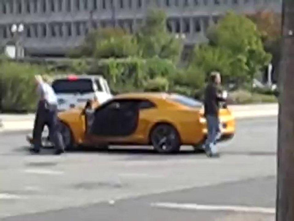 Transformers 3 Bumblebee accident video 2