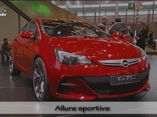 Présentation Opel Astra GTC Paris au Mondial Automobile