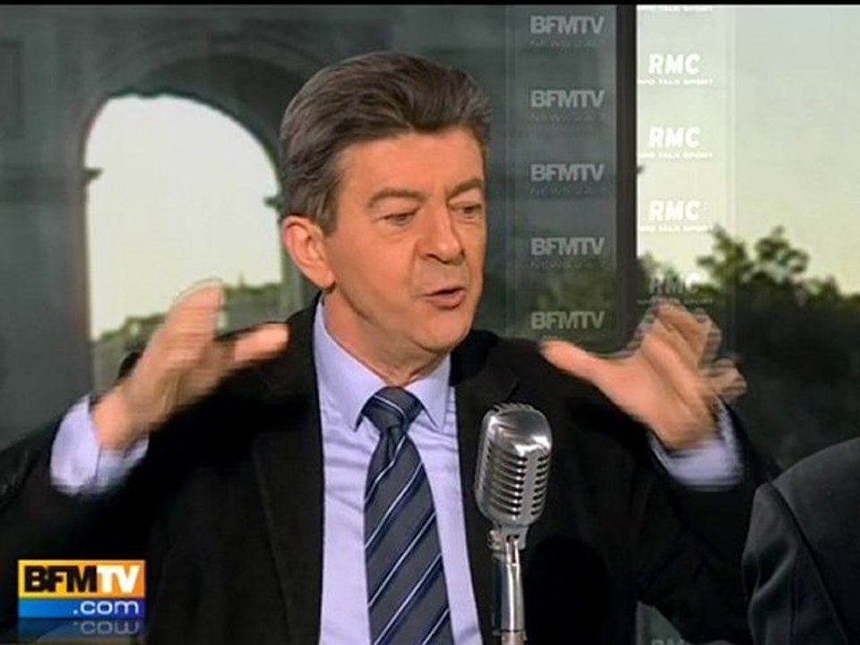 Pour Mélenchon Pujadas est servile et complaisant