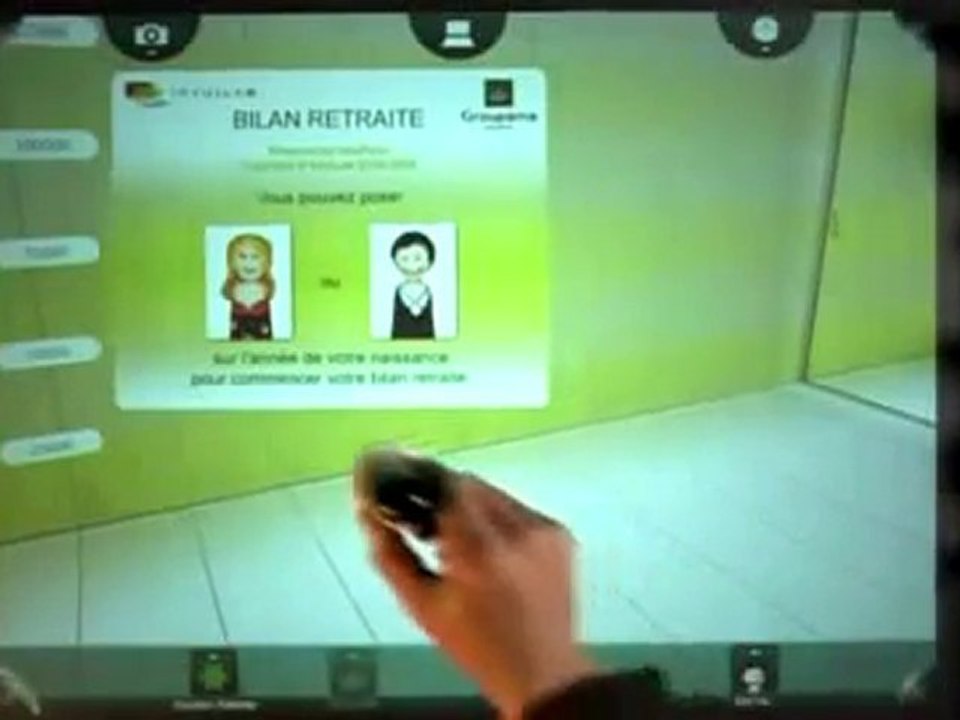 Application retraite 3D imagée Groupama.
