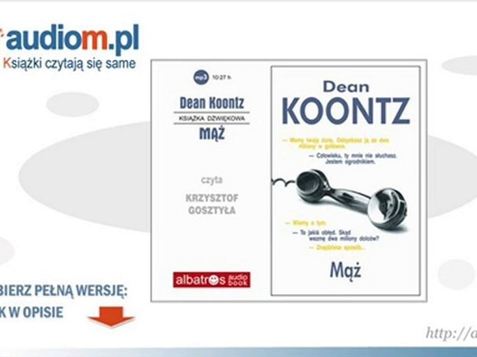 Mąż - Dean Koontz - audiobook