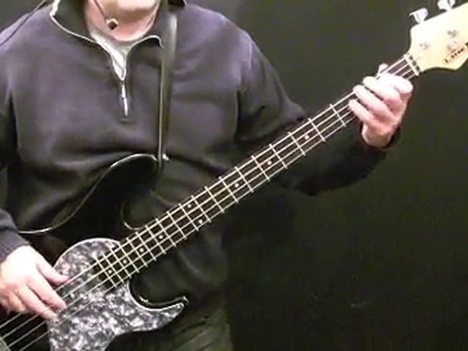 How To Play Bass to Walking On the Moon