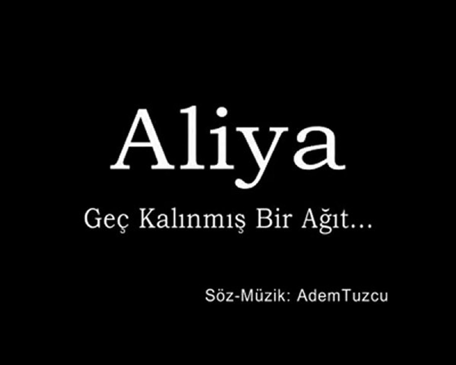 Aliya.. Geç Kalınmış Bir Ağıt