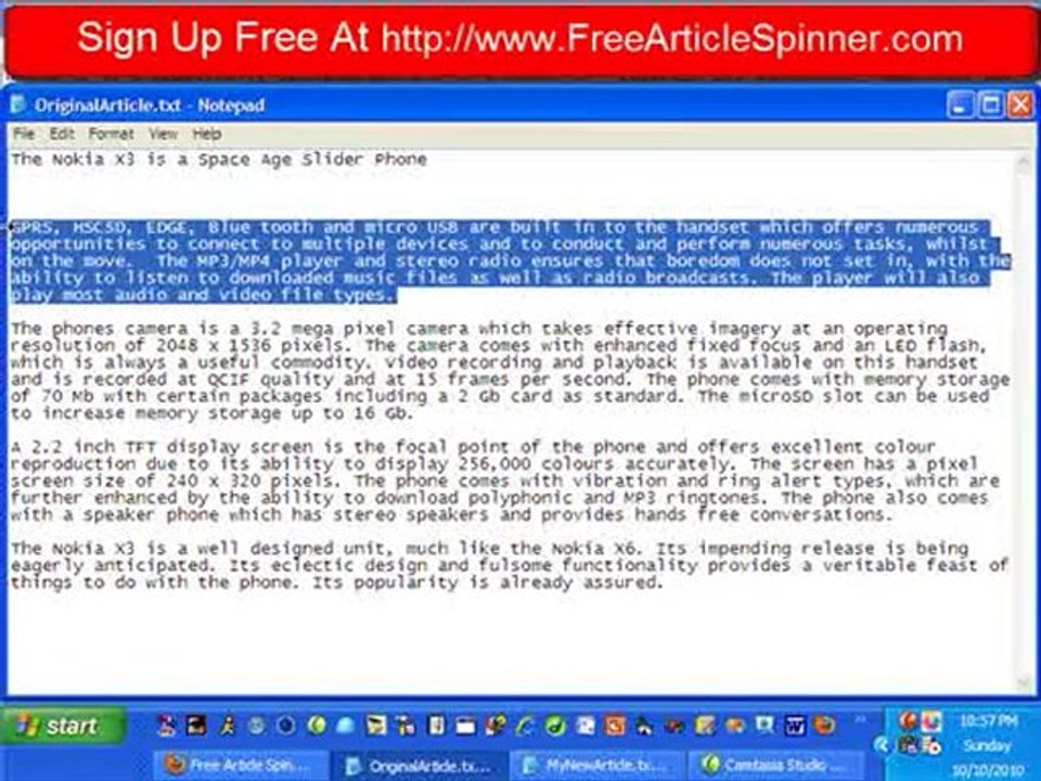 Free Article Rewriting Software