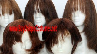 halloween constume brown afro wig