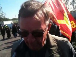 Retraites, mobilisation du 12 octobre 2010 METZ