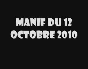 Manif du 12 10 2010