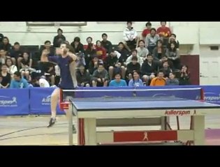 masa tenisinde yenme sevinci