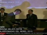 No hubo ninguna mujer entre los premios Nobel 2010