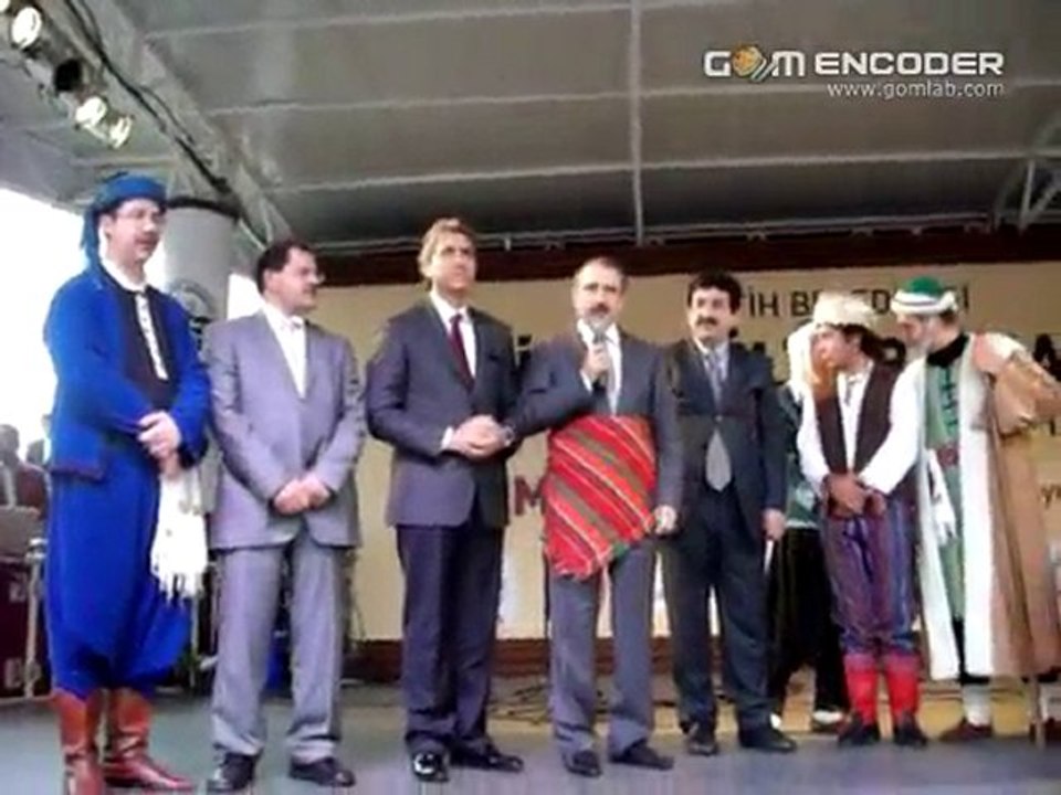 BAKAN ÖMER DİNÇER'İN ŞED KUŞANMA TÖRENİ