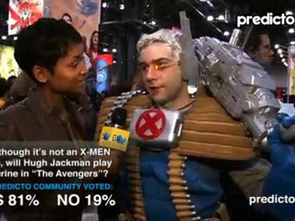 Costumed Crusaders Talk to Predicto at New York Comic Con