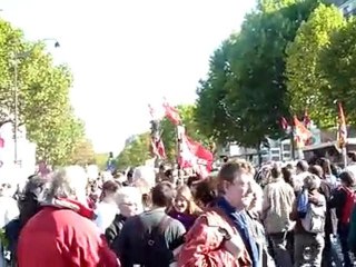 Manifestations intersyndicales 12 octobre 2010 Paris