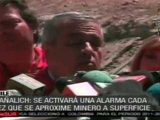 Una alarma avisará cada vez que un minero esté próximo a