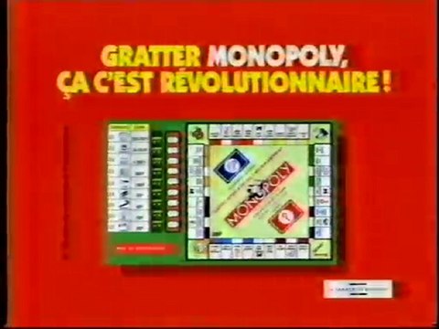Publicité Monopoly Francais des jeux 1996
