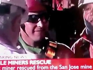FIRST CHILEAN MINE RESCUE