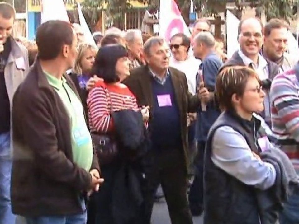 Manifestation contre la réforme des retraites à Montluçon